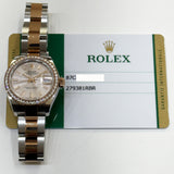 Rolex Lady-Datejust 28mm Steel and Rose Gold 279381RBR Sundust Dial Jan 2020 - View 2