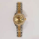 Rolex Lady-Datejust 28mm Steel and Yellow Gold 279383RBR Champagne Diamond Dial Jun 2017 - View 1