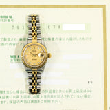 Rolex Lady-Datejust 79173G Champagne Jubilee Diamond Dial Nov 2002