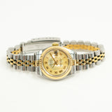 Rolex Lady-Datejust 79173NRD Yellow MOP Roman Dial Dec 2002