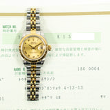 Rolex Lady-Datejust 79173 Champagne Roman Dial Nov 2001