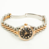 Rolex Lady Datejust 179171G Black Diamond Dial Oct 2005
