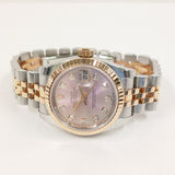 Rolex Lady Datejust 26 179171G Pink Diamond Dial Nov 2009