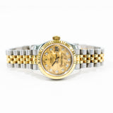 Rolex Lady Datejust 26mm 179173G Gold Crystal Diamond Dial Jan 2014