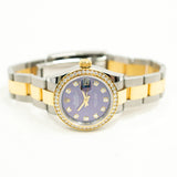 Rolex Lady Datejust 279383RBR Purple Diamond Dial Jul 2023