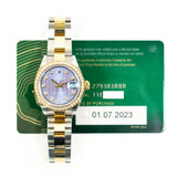 Rolex Lady Datejust 279383RBR Purple Diamond Dial Jul 2023