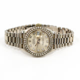 Rolex Lady Datejust 69139G Silver Diamond Dial Jul 1992
