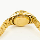 Rolex Lady Datejust 69158G Champagne Diamond Dial