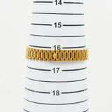 Rolex Lady Datejust 69158G Champagne Diamond Dial