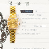 Rolex Lady Datejust 69158G Champagne Diamond Dial