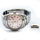 Rolex Oyster Perpetual 114200 Silver Dial