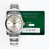 Rolex Oyster Perpetual 124300 Silver Dial Jun 2021