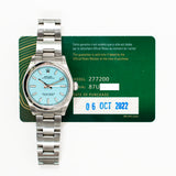 Rolex Oyster Perpetual 277200 Turquoise Dial Oct 2022