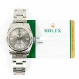 Rolex Oyster perpetual 116000 Steel Dial Nov 2019