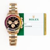 Rolex Rainbow Daytona 116595RBOW Black Dial Jan 2019