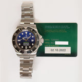 Rolex Sea-Dweller Deepsea 126660 D-Blue Dial Oct 2022 - View 2