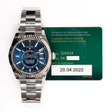 Rolex Sky-Dweller 326934 Blue Dial Apr 2022