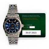 Rolex Sky-Dweller 336934 Blue Dial Jul 2023