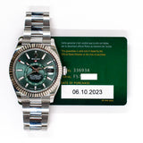 Rolex Sky-Dweller 336934 Mint Green Dial Oct 2023