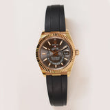 Rolex Sky-Dweller 42mm Everose Gold 326235 Slate Dial Jun 2021 - View 1