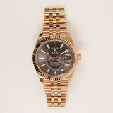 Rolex Sky-Dweller 42mm Everose Gold 336935 Grey Dial Jul 2024 - View 1