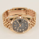 Rolex Sky-Dweller 42mm Everose Gold 336935 Grey Dial Jul 2024 - View 3