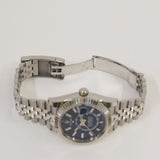 Rolex Sky-Dweller 42mm Steel and White Gold 326934 Blue Dial Dec 2022 - View 7