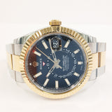Rolex Sky-Dweller 42mm Steel and Yellow Gold 326933 Black Dial Mar 2021 - View 3