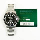 Rolex Submariner 124060 Black Dial Mar 2021