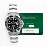 Rolex Submariner 126610LN Black Dial Feb 2022