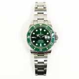 Rolex Submariner Date 116610LV Hulk Dial Aug 2019