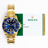 Rolex Submariner Date 116618LB Blue Dial Nov 2015