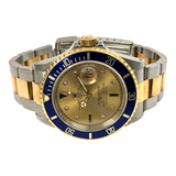 Rolex Submariner Date 16613SG Champagne Diamond Dial Jul 1992