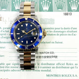 Rolex Submariner Date 16613 Blue Dial