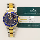 Rolex Submariner Date 16613 Blue Dial - View 2