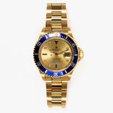 Rolex Submariner Date 16618SG Champagne Diamond Dial Feb 2000