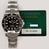 Rolex Submariner (No Date) 124060 Black Dial Dec 2025 - View 2