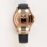 Rolex Yacht-Master 40mm Everose Gold 126655 Black Dial Feb 2021 - View 11