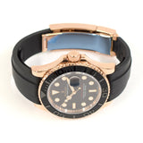 Rolex Yacht-Master 40mm Everose Gold 126655 Black Dial Feb 2021 - View 3