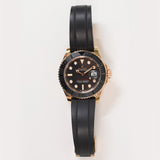 Rolex Yacht-Master 40mm Everose Gold 126655 Black Dial Jun 2020 - View 1