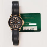 Rolex Yacht-Master 40mm Everose Gold 126655 Black Dial Jun 2020 - View 2