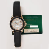 Rolex Yacht-Master 40mm Everose Gold 126655 Pave Diamond Dial Feb 2021 - View 2