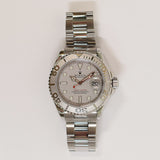 Rolex Yacht-Master 40mm Steel and Platinum 16622 Platinum Dial Aug 2001 - View 1