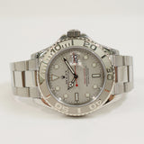 Rolex Yacht-Master 40mm Steel and Platinum 16622 Platinum Dial Aug 2001 - View 3