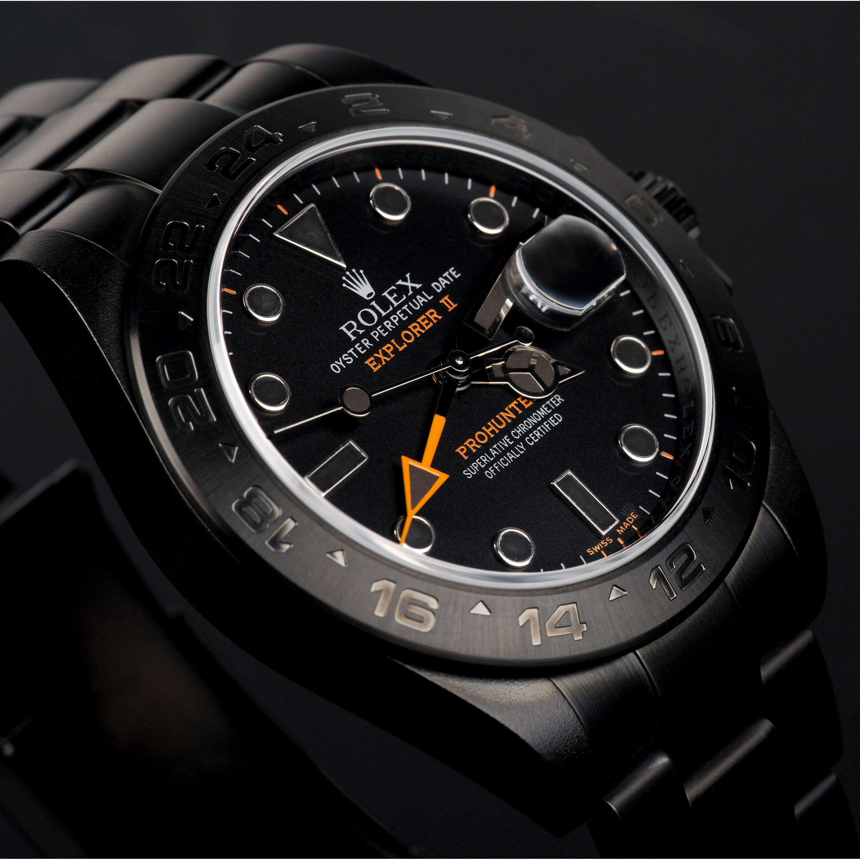 Rolex oyster perpetual date explorer sales ii superlative chronometer officially certified