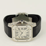 Cartier Santos Dumont W20073X8 White Roman Dial Jan 2017 - View 5