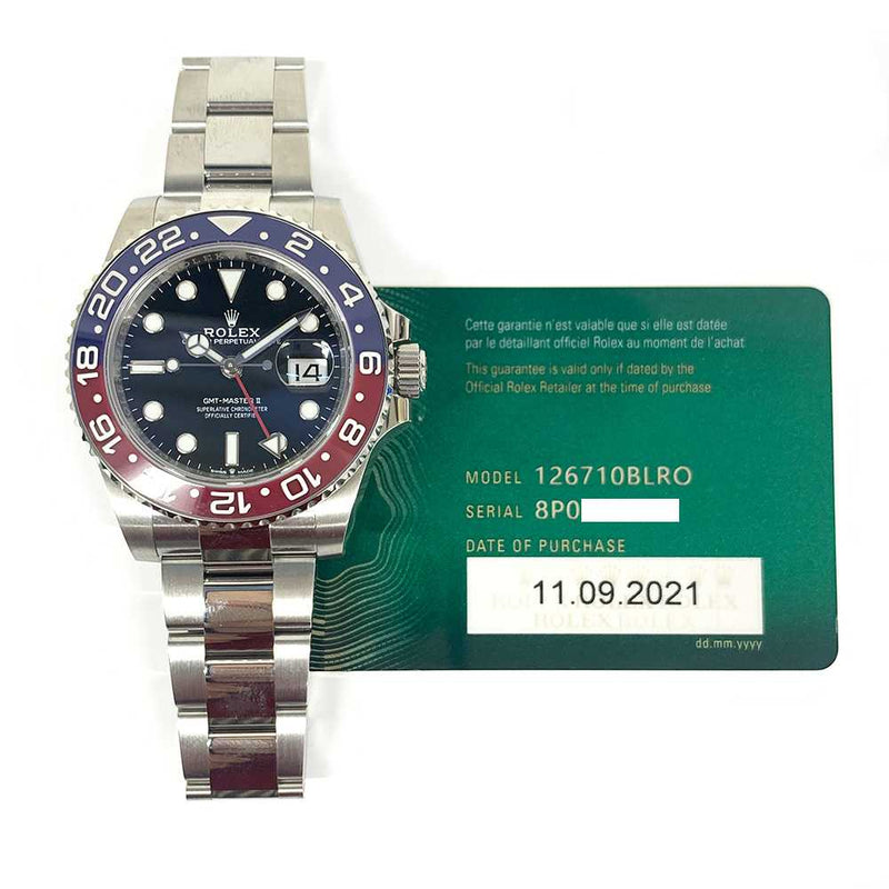 Rolex GMT-Master II 126710BLRO Pepsi Dial Sep 2021