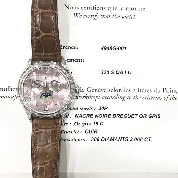 Patek Philippe Complications 4948G-001 Dark Mop Dial