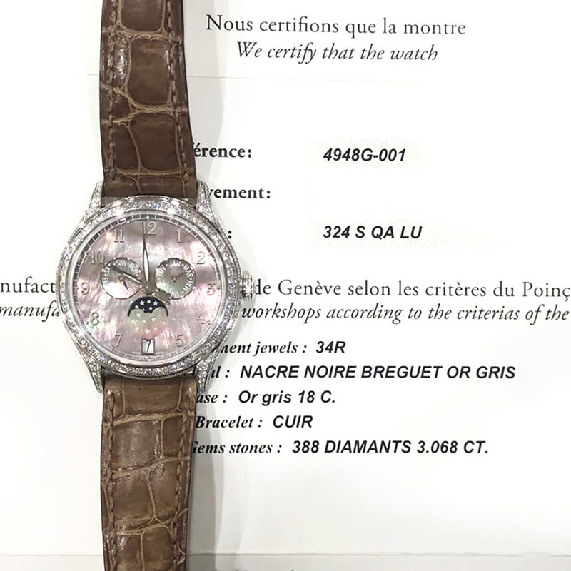 Patek Philippe Complications 4948G-001 Dark Mop Dial