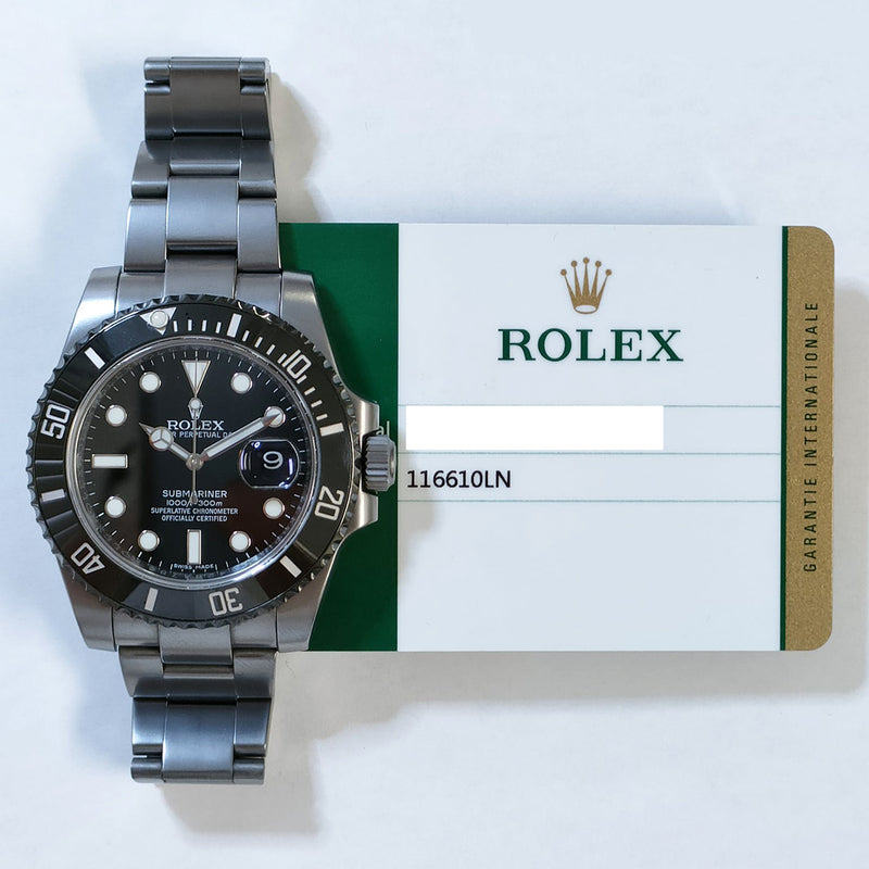 Rolex Submariner Date 40mm Black Dial Ref: 116610LN – Full Set